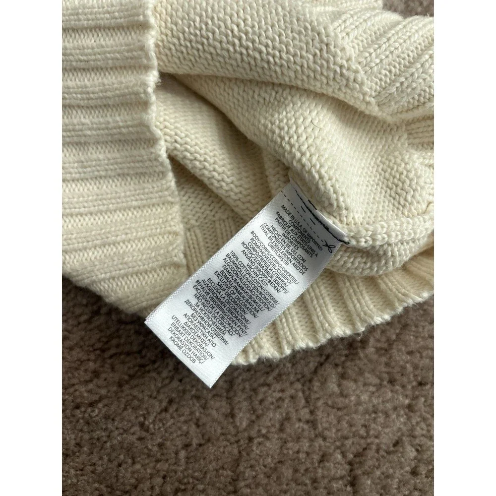 Polo by Ralph Lauren Cream Sweater with American Flag - Picture 5 of 10